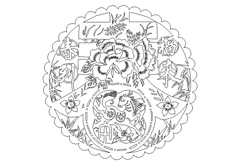 線切割春到福來圖紙,線切割圖紙免費下載