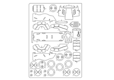 線切3D-古董車,線切割圖紙免費(fèi)下載